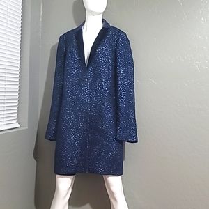 Ellie Tahari blue coat (sparkly)